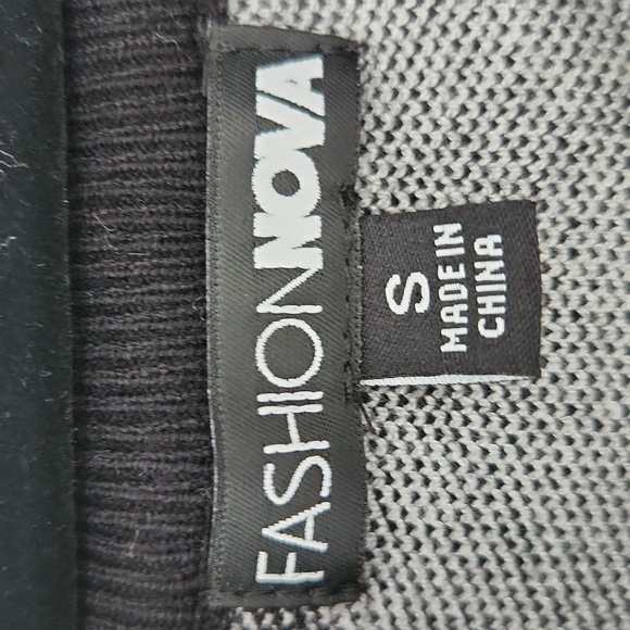 Black and White Midi Dress - Picture 6 of 8